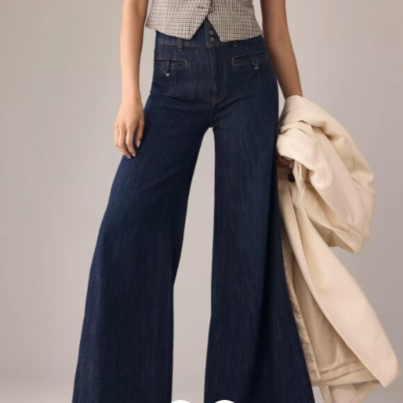Pilcro High-Rise Wide-Leg Trouser Jeans - Picture 5 of 7